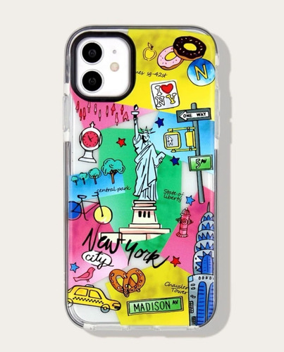 Carcasa iPhone 11 12 13 Mini Pro Max New York City