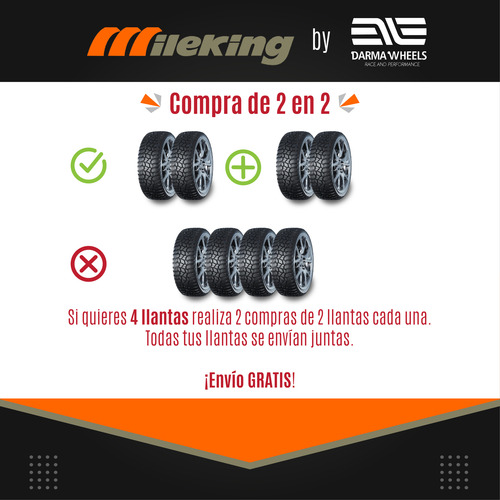 Llanta Lt 35x12.50r22 12pr 121q Mileking Mk869 Mt