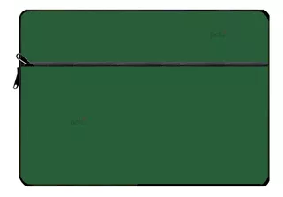 Funda Para Macbook 13 / 15.5 C/ Bolsillo Externo Verde Musgo