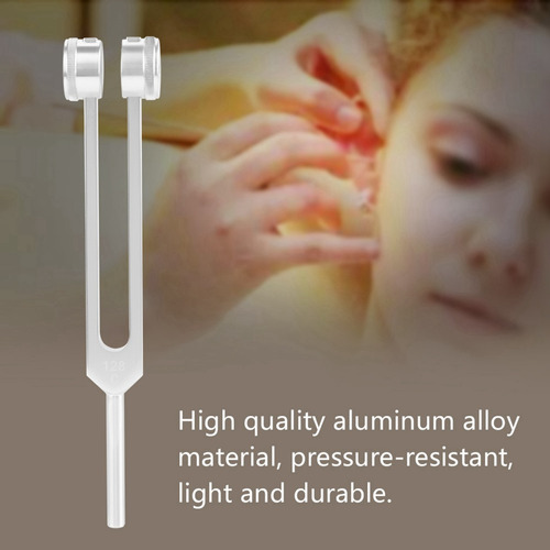 Diapasón De Oído De Diagnóstico Chakra Médico Aluminio 128hz