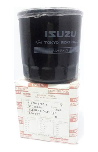 Filtro Aceite Isuzu Original 8-97049708-1 97049708
