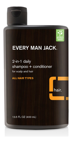 Every Man Jack Champ&uacute; Y Acondicionador Diario 2 En 1.