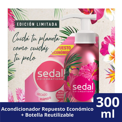 Acondicionador Sedal  Ceramidas + Botella De Aluminio  300ml