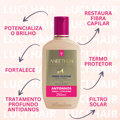 Kit Creme Silicone Antidanos E Tutano 250ml Cada - Linha A +