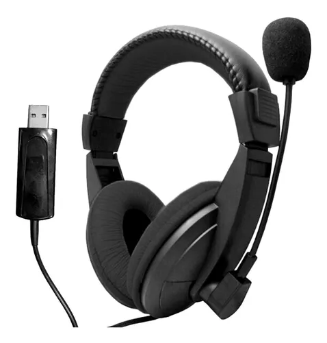 Auriculares Headset Noga Mic-119 Oficina Skype Zoom Teams Pc