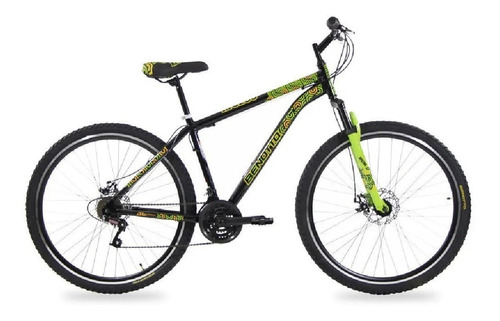 Bicicleta Hombre Montaña Xfs290 R29 Negro/verde Benotto