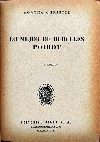 Lo Mejor De Hercules Poirot / Agatha Christie