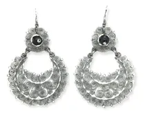 Comprar Arete Arillo Tradicional Oaxaca Filigrana Plata 925 