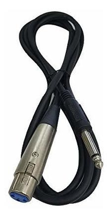 Cable Para Micrófono: Cable Up Cu-as702 6' Xlr Hembra A 1-4 