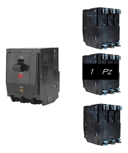 Interruptor Pastilla Termomagnética 3 Polos Sanelec (1pz)