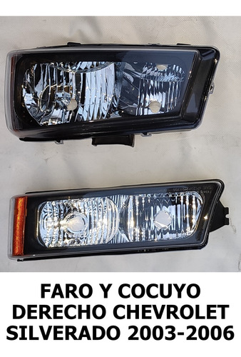  Faro Y Cocuyo Derecho Chevrolet Silverado-cheyenne 2003-06