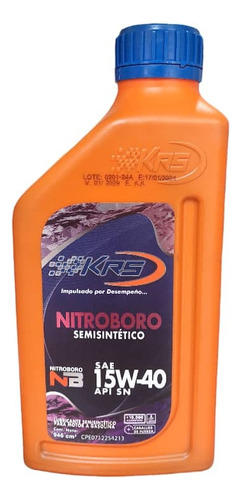 Aceite Semisintético 15w-40 Krs Nitroboro