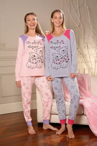 Pijama Mujer Invierno De - Lencatex 20302