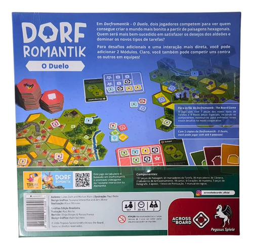 Dorfromantik: O Duelo Jogo De Tabuleiro Across The Board