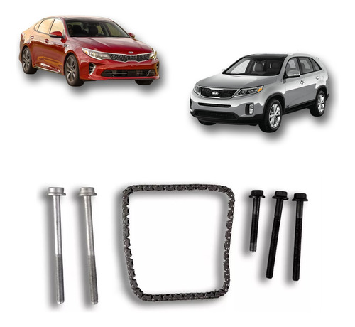 Kit Corrente Bomba De Óleo Adptaçao Sorento Optima 2.4 16v