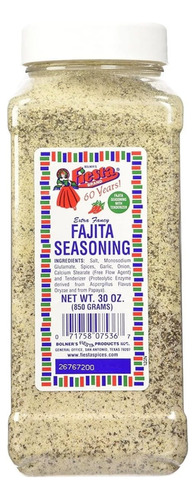 Sasonador Fiesta Fajita 850gr 