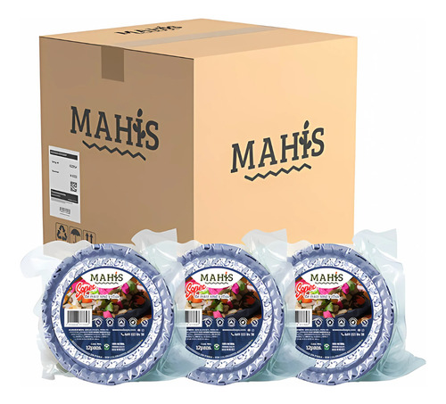 3 Pack - Sopes De Maíz Azul Y Chía (12 Pzs C/u)