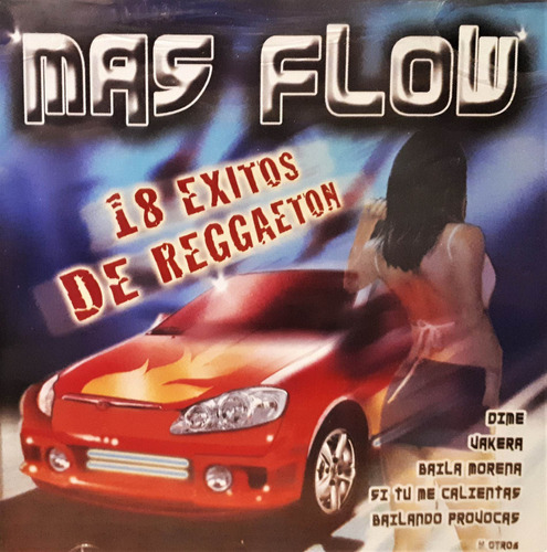 Cd Varios - Mas Flow 18 Exitos De Reggaeton 