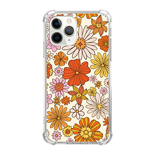 Funda Para iPhone 11 Pro Aesthetic Naranja Amarillo Tpu-02