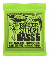 Comprar Ernie Ball 5 Cuerdas Para Bajo Regular Slinky 45-130 Eb2836