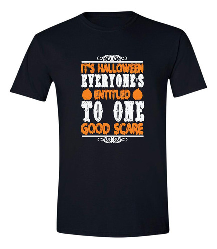 Playera Hombre Halloween Monstruos Calabaza Hw3027