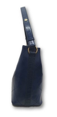 Imagen 3 de 5 de Bolsa De Dama Cadena Con Cartera Azul Nw3497