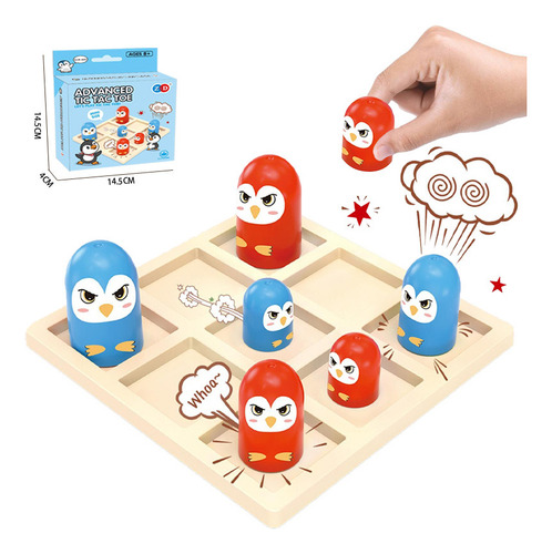 Mini Juego De Mesa Avanzado De Tic Tac Toe Party Rompecabez