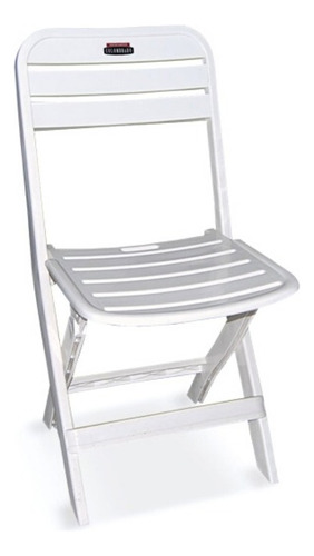 Silla Plegable De Jardin Art 4308 Colombraro Color Blanco