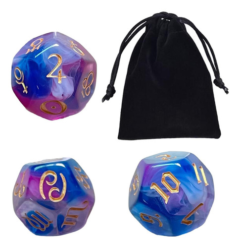 6 X 3x12 Caras Astrología Signos Dados Constelación Dados