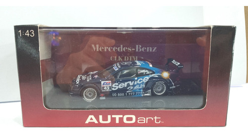Mercedes Benz Clk Dtm 2001 - Darren Tuner - Autoart 1/43 Negro