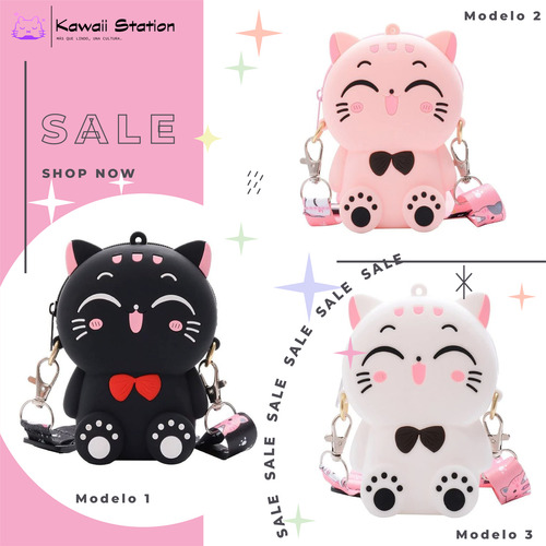 Cartera Mini - Gato De La Suerte