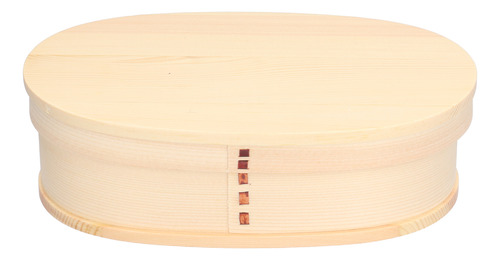 Recipiente De Madera Para Alimentos Bento, Portátil, 800 Ml,