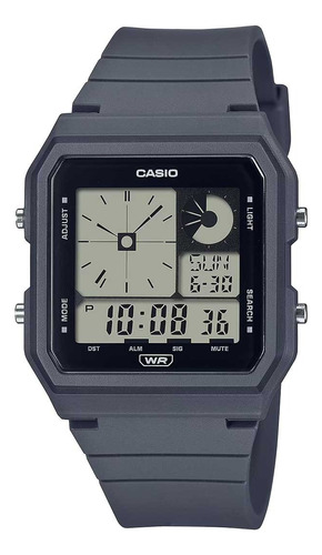 Reloj Casio Lf-20w Con Cronógrafo-banda Resina Biológica