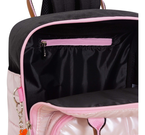 Imagen 6 de 9 de Mochila Baby Bag Patagonia Diamond Rosa Bebe