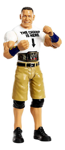 Wwe John Cena - Figura De Acción Básica, Posable Coleccionab