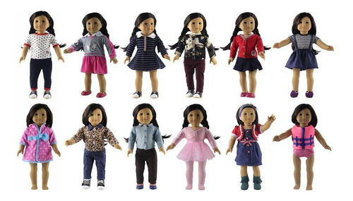 Al Azar 5 Set Muñeca Ropa Para 18'' American Girl Muñeca Pri