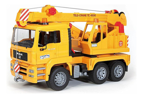 Bruder 02754 Hombre Grúa, Camión De Juguete A Escala 1:16...