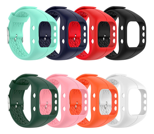 Correa De Silicona (bk) For Polar A300, Pulsera De Repuesto