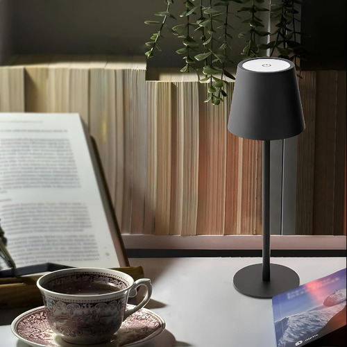 Lámpara De Escritorio Recargable Led Usb-c Con Batería De 52