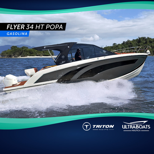 Lancha Triton Flyer 34 Ht Popa || Zero || Lançamento