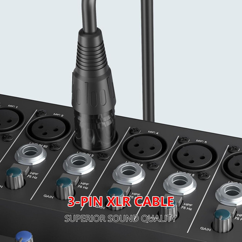 A Cable Auxiliar Trs Plug 3.5 / Xlr Macho No Balanceado 3