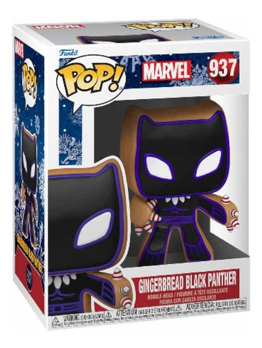 Funko Pop! Pantera Negra 937 Marvel  Holiday