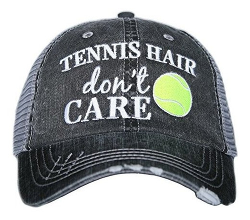 Gorra De Tenis Katydid Hair Don't Care