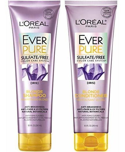 L'oreal Paris Everpure Rubio Libre De Sulfatos Con Champú 8.