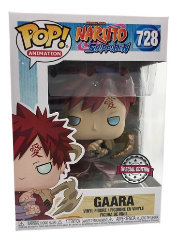 Naruto Shippuden Funko Pop Gaara Special Edition 728
