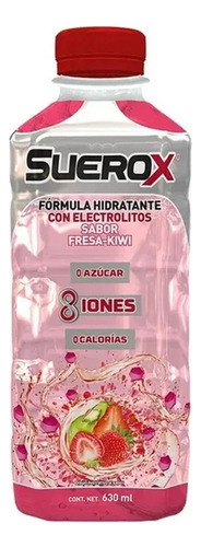 Bebida Rehidratante Suerox Fresa Kiwi 18 Pzs De 630 Ml C/u