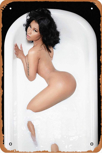 Gffyyu Poster De Nicki Minaj Hot De 8 X 12 Pulgadas, Letrero