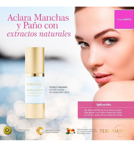 Locion Facial Aclaradora Totally Radiant Plus