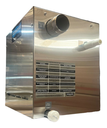 Sauna Vapor Sodramar 15kw Com Kit Instalação Cobre Até 25m³
