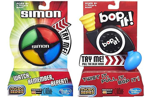 Simon Micro Series Game + Bop It Micro Series Juego - Paquet